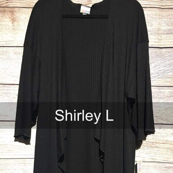 LuLaRoe Tops - LuLaRoe Sweater Shirley L (fits L-3X) Kimono NWT